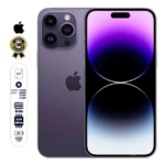 Iphone 14 Pro max - 6.7'' - 256 Go/6Go - 48MP/12MP - 1 Nano sim physique et 1 e-sim - A16 Bionic chip - 4325mAh - 12 mois + Cadeau Surprise