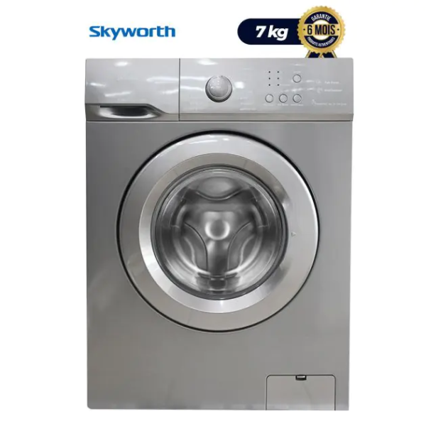 Machine à Laver Automatique - 7Kg - SKYWORTH - économe en énergie - Garantie 6 Mois