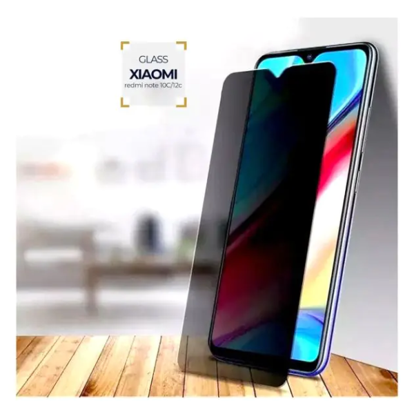Glass de protection fumée - Anti espionnage pour Xiaomi Redmi Note 10C / Redmi Note 12C