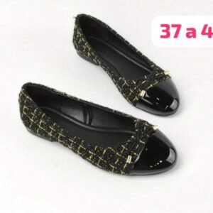 Babouche Channel Noir